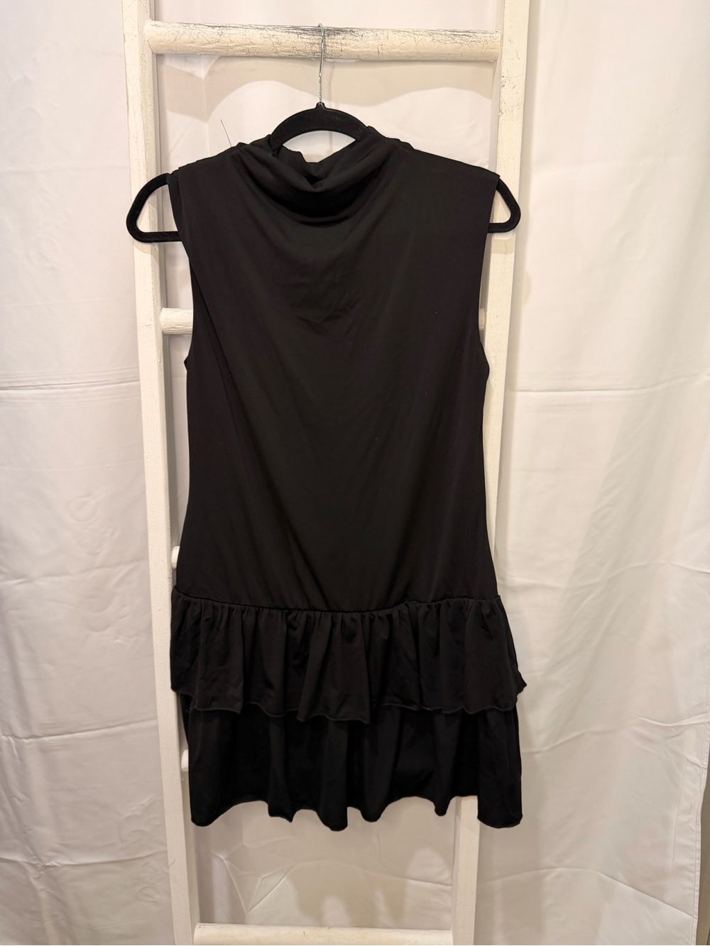 wild fable Black Mock Neck Sleeveless Dress